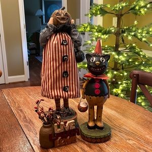 Halloween folk art decor